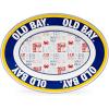 Golden Rabbit Enamelware Oval Platter, 12 x 16in, Blue Crab(Old Bay)