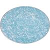 Golden Rabbit Enamelware Oval Platter, 12 x 16in, Solid White Textured(Sea Glass)