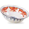 Golden Rabbit Enamelware Serving Basin, 4 quart, Lobster(Crab House)