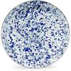 Golden Rabbit Enamelware Small Serving Tray, 12 inch, Solid White Textured(Ocean)