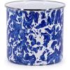 Golden Rabbit Enamelware Utensil Holder, Red Swirl(Cobalt Swirl)