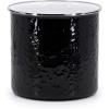 Golden Rabbit Enamelware Utensil Holder, Red Swirl(Solid Black Textured)