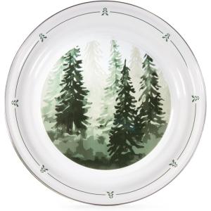 Golden Rabbit Enamelware – 20″ Large Tray (Blue Crab)(Forest Glen)
