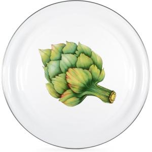 Golden Rabbit Enamelware – 20″ Large Tray (Blue Crab)(Fresh Produce)