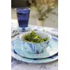 Golden Rabbit Enamelware Oval Basket, 16 x 6 inch, Cobalt Swirl(Lagoon)
