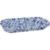 Golden Rabbit Enamelware Oval Basket, 16 x 6 inch, Cobalt Swirl(Ocean)