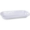 Golden Rabbit Enamelware Oval Basket, 16 x 6 inch, Solid White Textured(Solid White Textured)