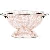 Golden Rabbit Enamelware Medium Colander, 3 quart, Taupe Swirl(Taupe Swirl)