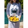 Golden Rabbit Enamelware Serving Basin, 4 quart, Blue Crab(Blue Crab)