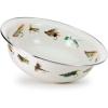 Golden Rabbit Enamelware Serving Basin, 4 quart, Blue Crab(Fishing Fly)