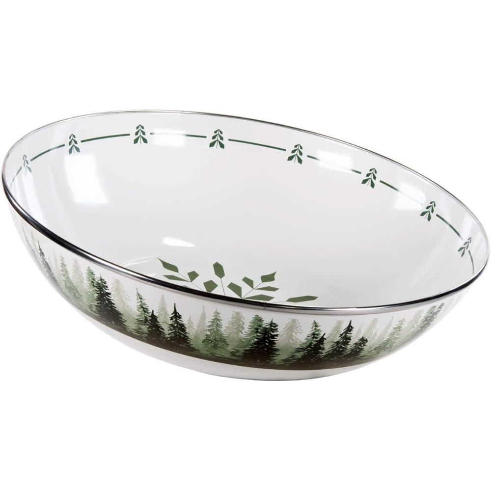 image:imageGolden Rabbit Enamelware Catering Bowl 5 quart OceanForest Glen