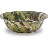 Golden Rabbit Enamelware Serving Basin, 4 quart, Ocean(Camouflage)