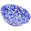 Golden Rabbit Enamelware Serving Basin, 4 quart, Ocean(Cobalt Swirl)