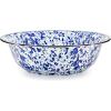Golden Rabbit Enamelware Serving Basin, 4 quart, Ocean(Ocean)
