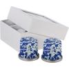Golden Rabbit Enamelware Salt and Pepper Shakers, 2 Sets in Gift Box, Ocean(Ocean)