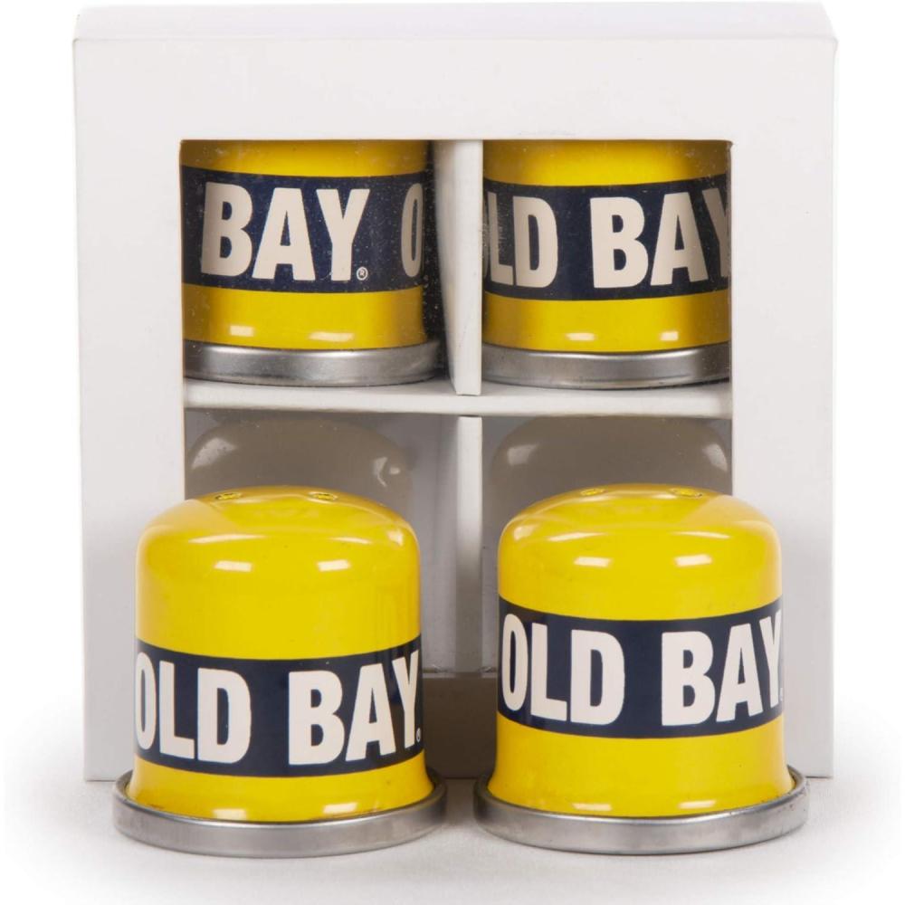 image:imageGolden Rabbit Enamelware Salt and Pepper Shakers 2 Sets in Gift Box Blue CrabOld Bay