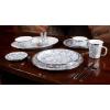 Golden Rabbit Enamelware 2-piece Spoon Set, Slotted and Regular, Grey Swirl(Grey Swirl)