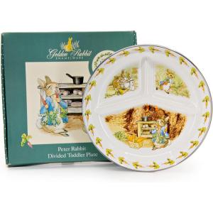 Golden Rabbit Enamelware Toddler Plate, 9 inch, Peter Rabbit(Peter Rabbit)