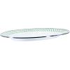 Golden Rabbit Enamelware Oval Platter, 12 x 16in, Fishing Fly(Green Scallop)