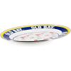 Golden Rabbit Enamelware Oval Platter, 12 x 16in, Fishing Fly(Old Bay)