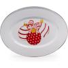Golden Rabbit Enamelware Oval Platter, 12 x 16in, Fishing Fly(Ornament)