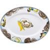 Golden Rabbit Enamelware Oval Platter, 12 x 16in, Fishing Fly(Oyster)