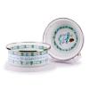 Golden Rabbit Enamelware Child Dinnerware Set: Plate, Mug and Bowl with Lid, Tom Kitten(Nursery Rhyme)