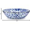 Golden Rabbit Enamelware Catering Bowl, 5 quart, Taupe Swirl(Ocean)