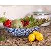 Golden Rabbit Enamelware Catering Bowl, 5 quart, Taupe Swirl(Ocean)