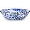 Golden Rabbit Enamelware Catering Bowl, 5 quart, Taupe Swirl(Ocean)