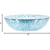Golden Rabbit Enamelware Catering Bowl, 5 quart, Taupe Swirl(Sea Glass)