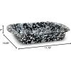 Golden Rabbit Enamelware Square Brownie Pan, 9 inch, Cobalt Swirl(Black Swirl)