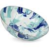 Golden Rabbit Enamelware Catering Bowl, 5 quart, Taupe Swirl(Lagoon)