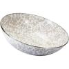 Golden Rabbit Enamelware Catering Bowl, 5 quart, Taupe Swirl(Taupe Swirl)