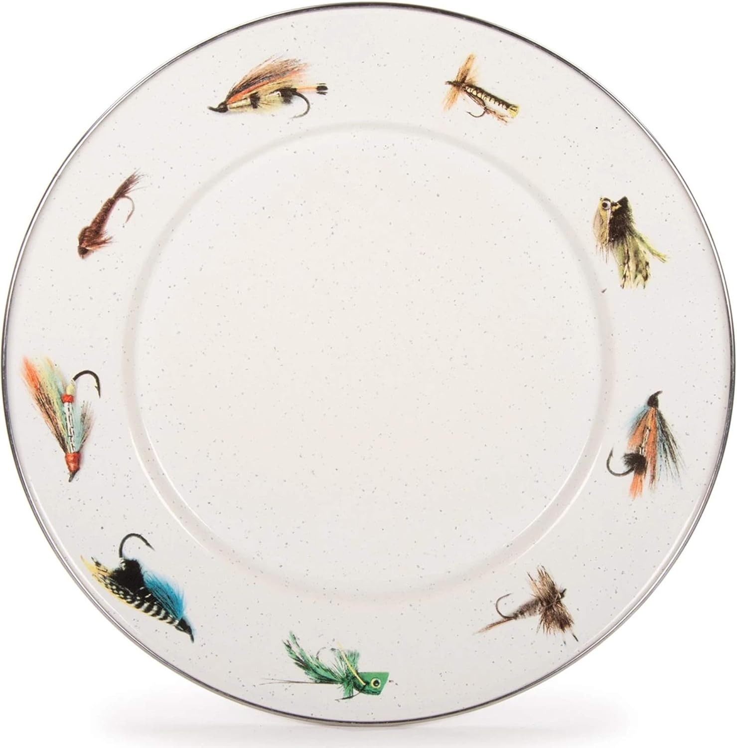 image:imageGolden Rabbit Enamelware Sandwich Plates 85 inch Lobster Set of 4Fishing Fly