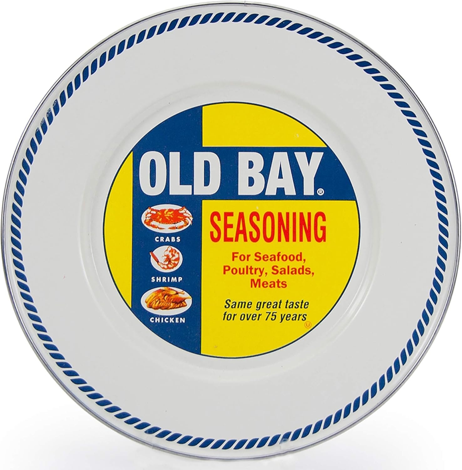 image:imageGolden Rabbit Enamelware Sandwich Plates 85 inch Lobster Set of 4Old Bay