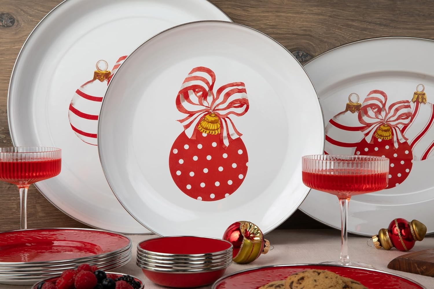 image:imageGolden Rabbit Enamelware Oval Platter 12 x 16in Highland PlaidOrnament