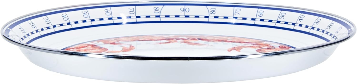 image:imageGolden Rabbit Enamelware Medium Tray 155 inch Aspen GroveCrab House