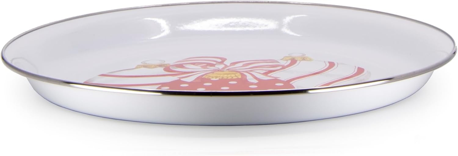 image:imageGolden Rabbit Enamelware Medium Tray 155 inch Aspen GroveOrnament