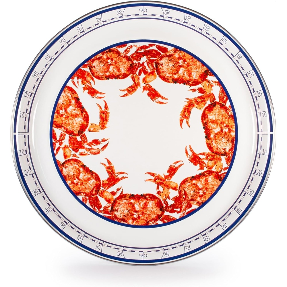 image:imageGolden Rabbit Enamelware Medium Tray 155 inch Aspen GroveCrab House