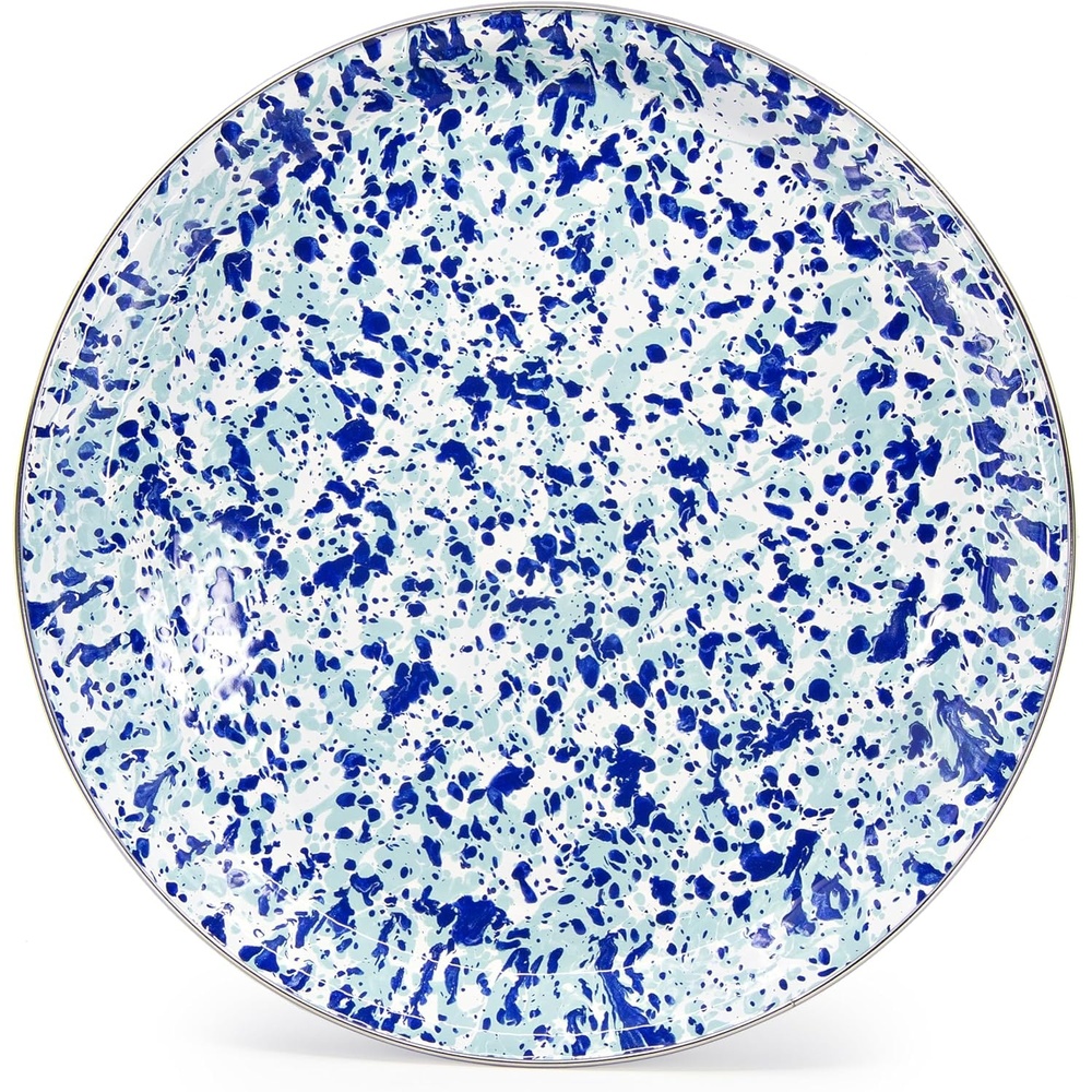 image:imageGolden Rabbit Enamelware Medium Tray 155 inch Aspen GroveOcean
