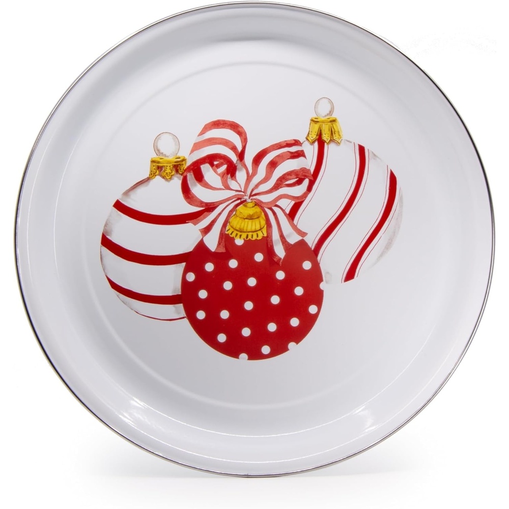 image:imageGolden Rabbit Enamelware Medium Tray 155 inch Aspen GroveOrnament